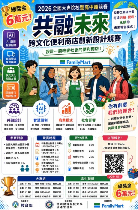 德明財經科技大學-「2026全國智慧商務創新創業競賽」