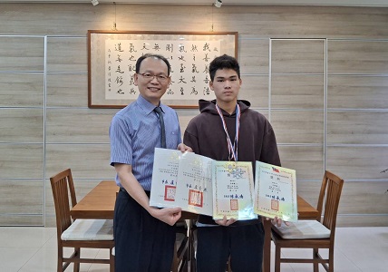 101班王林璿榮獲114年度臺中市市長盃全國武術錦標賽高中組男子內家拳第二名、北拳第四名